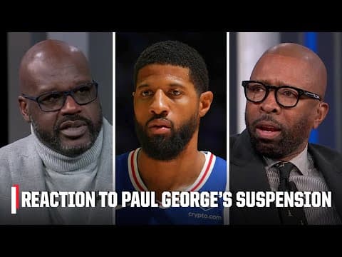 ‘Stuff like this should not happen’ - Shaq reacts to Paul George’s 25-game suspension | NBA Tip-Off