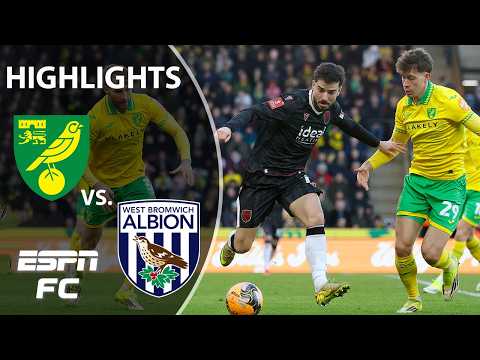 Norwich City vs. West Bromwich Albion | FA Cup Highlights | ESPN FC