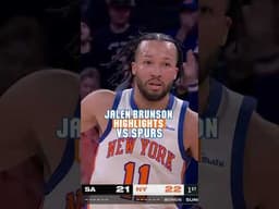 BRUNSON BURNER IN ACTION #nyknicks #nba