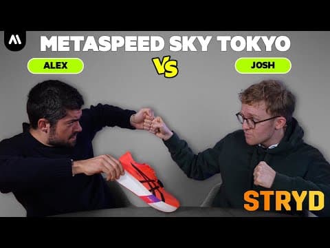STRYD comparison | ASICS Metaspeed Sky - Alex vs Josh