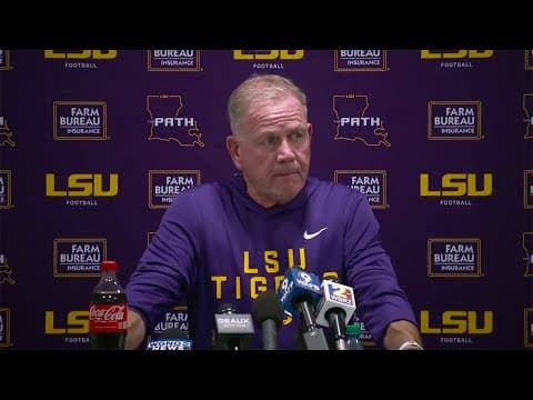 Brian Kelly reacts to LSU's 'disappointing' loss to Vanderbilt | ESPN College Football