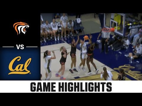 Pacific vs. Cal Game Highlights | 2025-26 ACC Women's Basketball