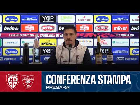 SERIE A ENILIVE |  MISTER PISACANE IN CONFERENZA STAMPA | CAGLIARI - LECCE