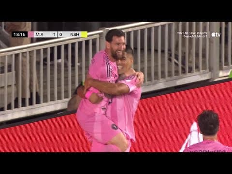 Messi DIVING HEADER!! | 2025 Audi MLS Cup Playoffs