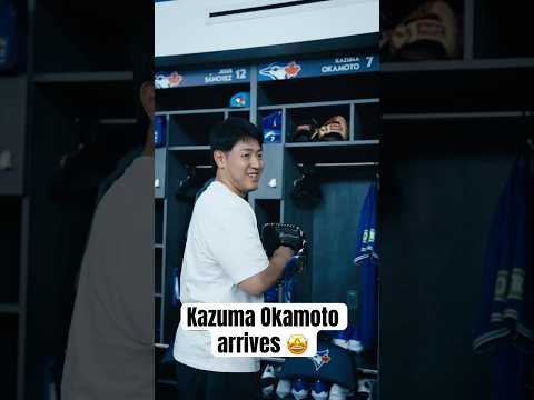 Welcome, Kazuma Okamoto! 和真、ようこそ！#MLB #BlueJays #Toronto #SpringTraining