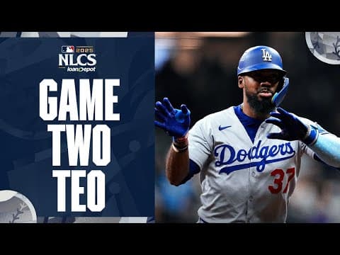 Teoscar Hernández's fourth home run this Postseason SILENCES the Milwaukee crowd in Game 2! 🤫