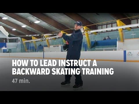 How to Effectively Lead Instruct a Backward Skating Training Intensive