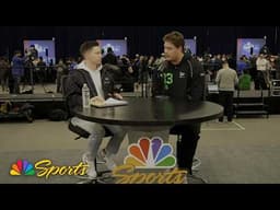 Utah offensive tackle Caleb Lomu balancing wedding planning and scouting combine | NFL on NBC