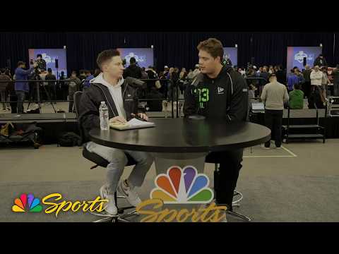 Utah offensive tackle Caleb Lomu balancing wedding planning and scouting combine | NFL on NBC