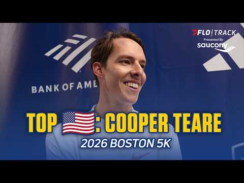 Cooper Teare Shares Thoughts After Finishing as the American in BAA 5K | Boston Marathon 2026