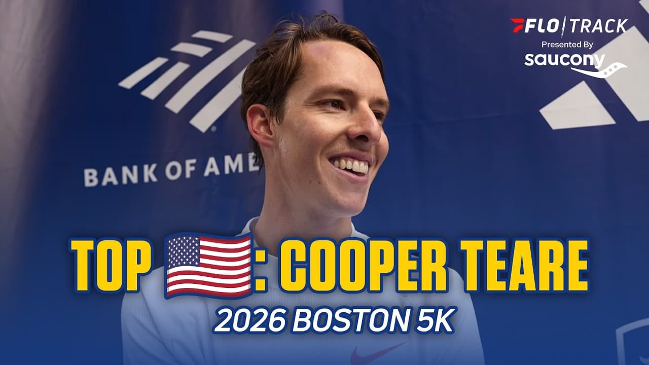 Cooper Teare Shares Thoughts After Finishing as the American in BAA 5K | Boston Marathon 2026