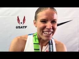 Lindsay Butler delivers shocking 3rd place finish in women's 1500m, credits coach Ben Thomas