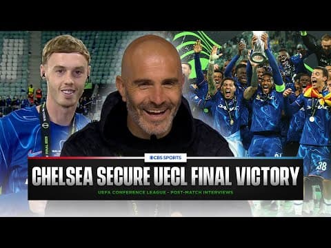 "UNBELIEVABLE" Maresca on Chelsea's season | "Going in the RIGHT DIRECTION" Palmer on UECL Final WIN