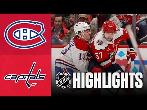 Canadiens vs. Capitals | NHL Highlights | January 13, 2026