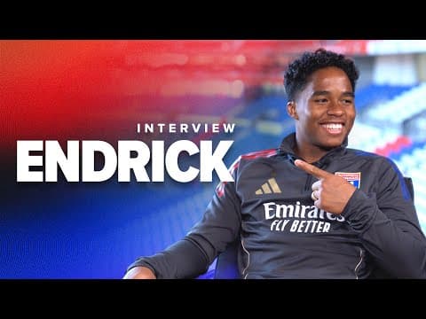 Endrick : "Je dois intégrer l'équipe de la meilleure des manières"