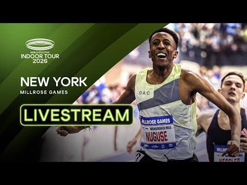 Livestream | Millrose Games, New York - World Indoor Tour Gold