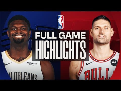 PELICANS at BULLS | FULL GAME HIGHLIGHTS | December 31, 2025