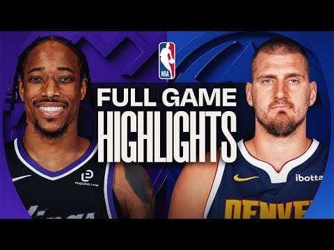 KINGS at NUGGETS | FULL GAME HIGHLIGHTS | November 3, 2025