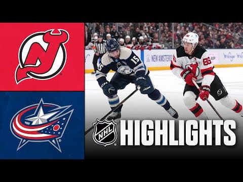 Devils vs. Blue Jackets | NHL Highlights | December 31, 2026