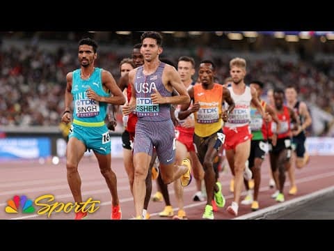 Grant Fisher storms to 5K heat win to earn finals berth at World Championships | NBC Sports