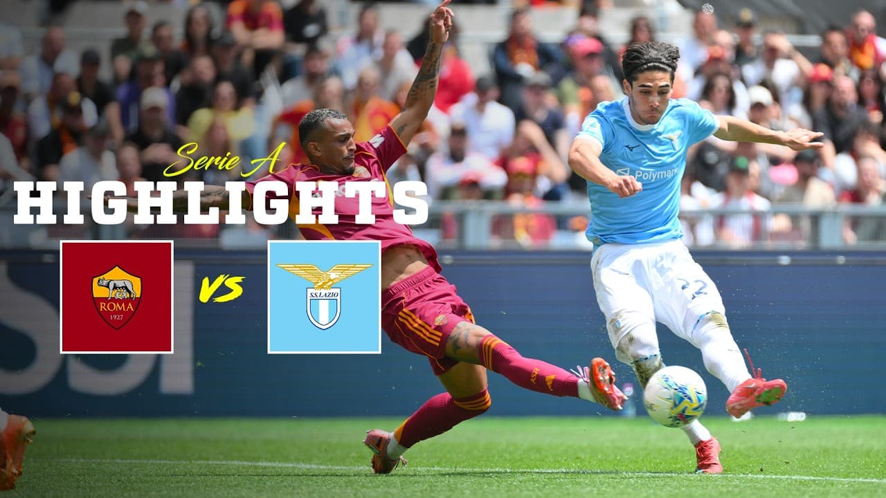 📽️ SCONFITTA NEL DERBY | ROMA-LAZIO 2-0 | HIGHLIGHTS SERIE A ENILIVE