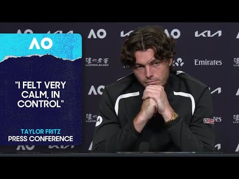 Taylor Fritz Press Conference | Australian Open 2026 Second Round