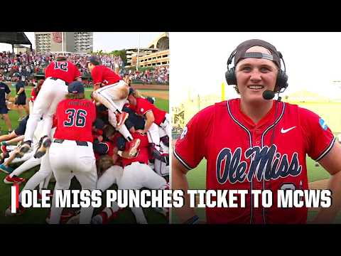 OLE MISS ADVANCES TO MCWS AFTER BACK-TO-BACK HOME RUNS 🚨 | ESPN College Baseball