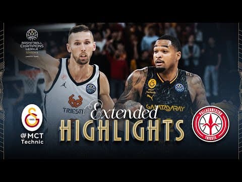 Galatasaray MCT Technic v Pallacanestro Trieste | Full Game Highlights | #BasketballCL 2025-26
