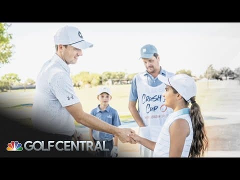 Jordan Spieth on significance of Crush It! Cup: 'Kids are the future' | Golf Central | Golf Channel