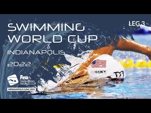 Swimming World Cup 🏆 | #trailer  | FINAL leg | Indianapolis | #swc22