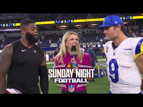 Matthew Stafford: It 'takes everybody' to win so dominantly | SNF | NFL on NBC