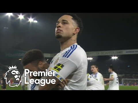 Noah Okafor lifts Leeds 2-0 ahead of Nottingham Forest | Premier League | NBC Sports