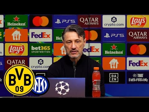 „Eigentlich ein typisches 0:0-Spiel“ | PK mit Niko Kovac | BVB – Inter Mailand 0:2