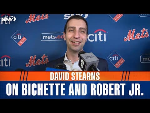 David Sterns on Luis Robert Jr. and Bo Bichette joining the Mets