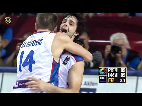 The Coldest Shot EVER in FIBA? 😳 | Serbia vs Spain Thriller