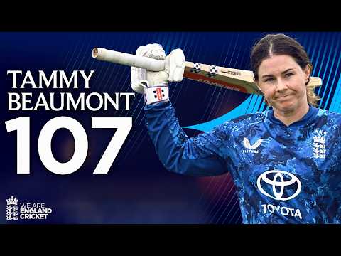 Stunning ODI Century! | Tammy Beaumont Masterclass v West Indies
