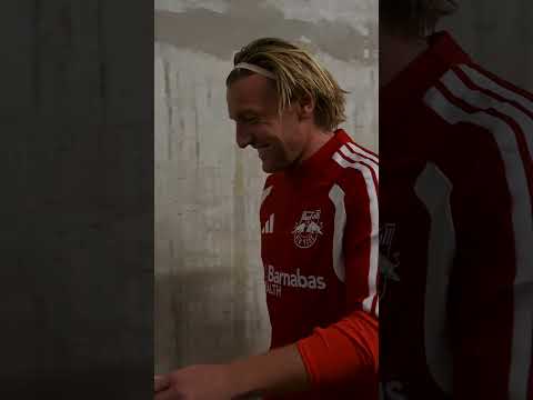 Our resident prankster, Tim Parker 🤣 #rbny #mls #timparker #pranks #football