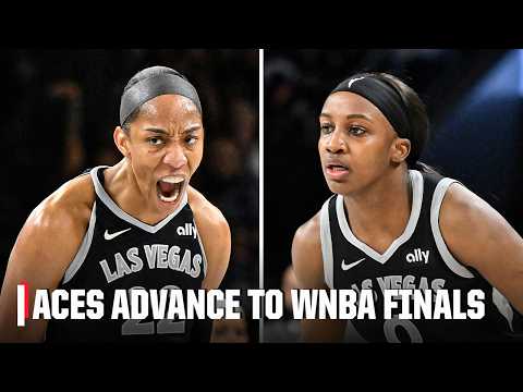A’ja Wilson & Jackie Young combine for 67 PTS vs. Fever to lead Aces to the Finals 🙌 | WNBA on ESPN
