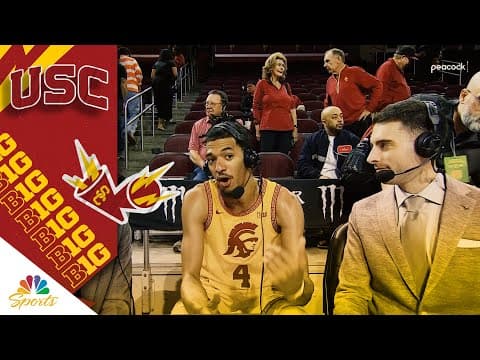 USC's Chad Baker-Mazara on game-sealing play to defeat Rutgers | Big Ten Basketball on NBC Sports