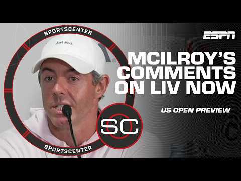 Rory McIlroy speaks ahead of the US Open 🗣️ 'LIV created a false economy' | SportsCenter
