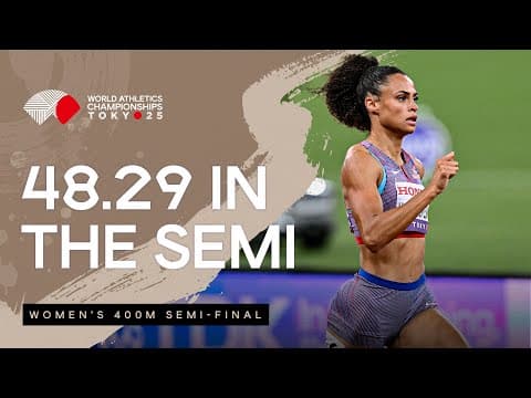 Mclaughlin-Levrone shatters 400m American record with 48.29 | World Athletics Championships Tokyo 25