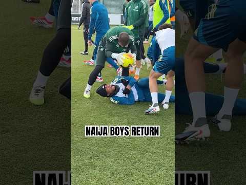 Welcoming back our Naija Boys! 😅🇳🇬