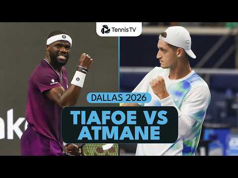 Frances Tiafoe vs Terence Atmane Entertaining Match | Dallas 2026