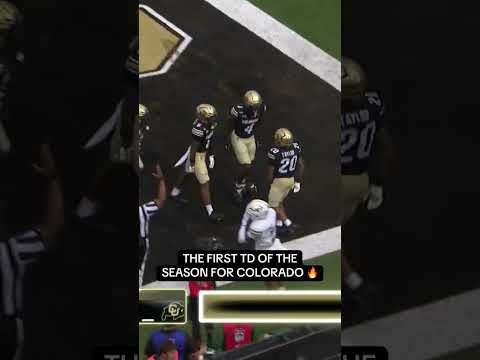 Kaidon Salter's first TD for Colorado 🎯