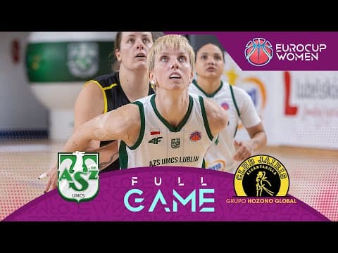 LIVE - AZS UMCS Lublin v Hozono Global Jairis | EuroCup Women 2025-26 | Regular Season