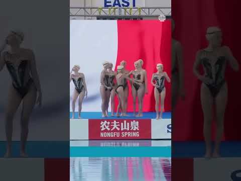 Team Italy’s Stunning Entrance at Artistic Swimming World Cup #artisticswimming #teamitaly #WorldCup