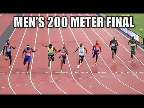 Men's 200 Meter Final Was Historic! || 2025 World Track & Field Championships