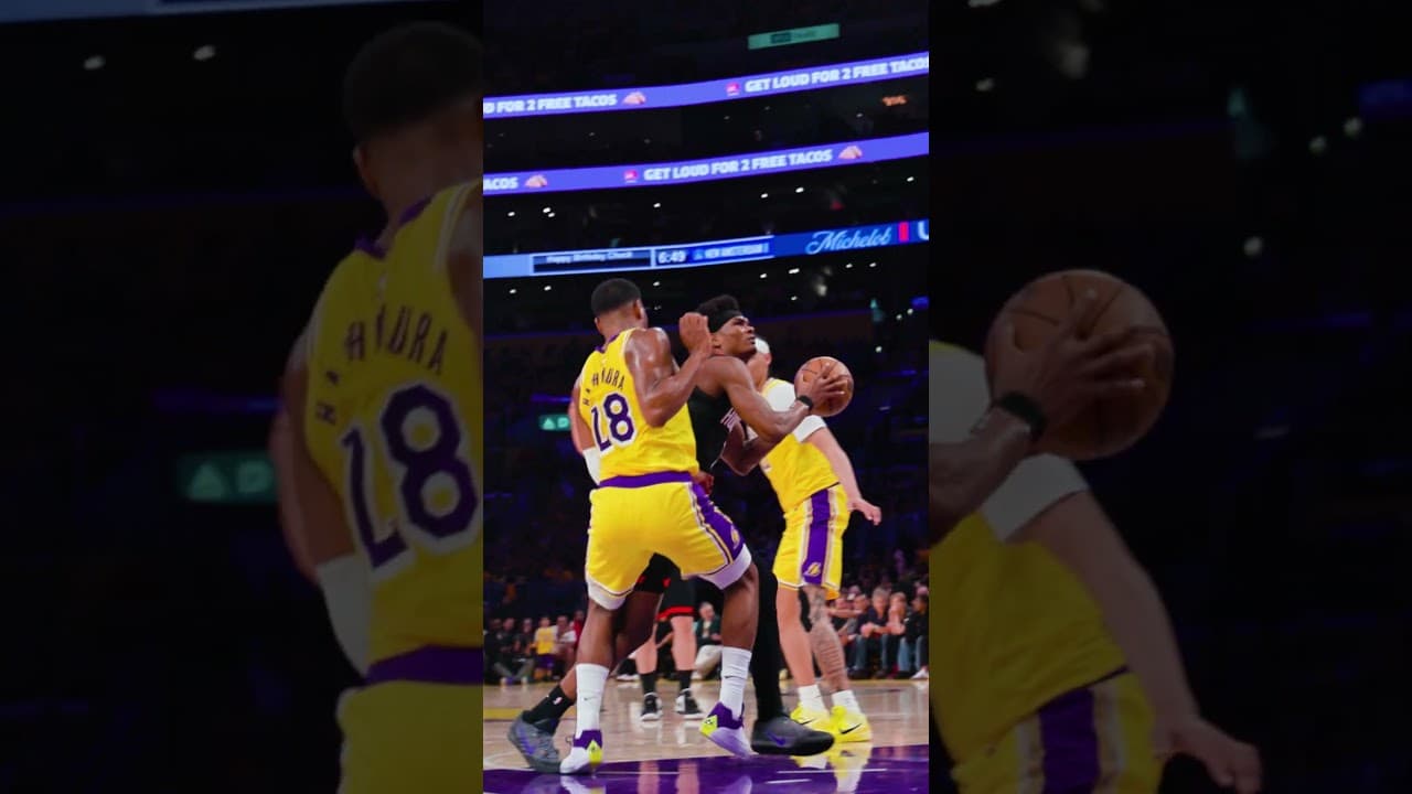 Amen Thompson in LA: 17 PTS | 7 REB | 7 AST 📊 #rockets