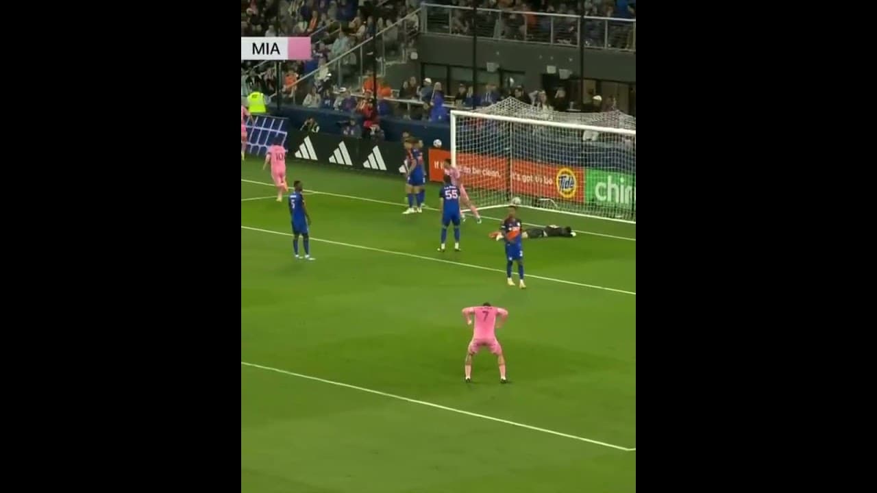 MESSI HAT TRICK GOAL 🔥 (via MLS on Apple TV)