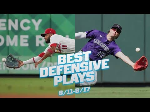 BEST defensive plays of the week! (feat. Fernando Tatis Jr., Bobby Witt Jr. and MORE!)